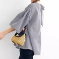 thumbnail image 6 of Aloohaidyvio T Shirts for Women Plus Size,Spring Summer Women's Printing Loose Shirts Puff Sleeve Tops Short Sleeve Round-Neck Blouses, 6 of 6