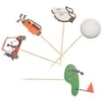 thumbnail image 4 of 5pcs Golf Themed Cupcake Topper Cake Decoration Cake Pick Cupcake Decorations, 4 of 6