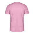 thumbnail image 4 of Yifymode Men's Waffle Knit Crew Neck Short Sleeve T-Shirt, Classic Fit Textured Breathable Casual Top Pink XL, 4 of 5