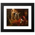 thumbnail image 2 of Antoine-Jean Gros 14x12 Black Modern Framed Museum Art Print Titled - David Playing Harp for King Saul (1822), 2 of 5