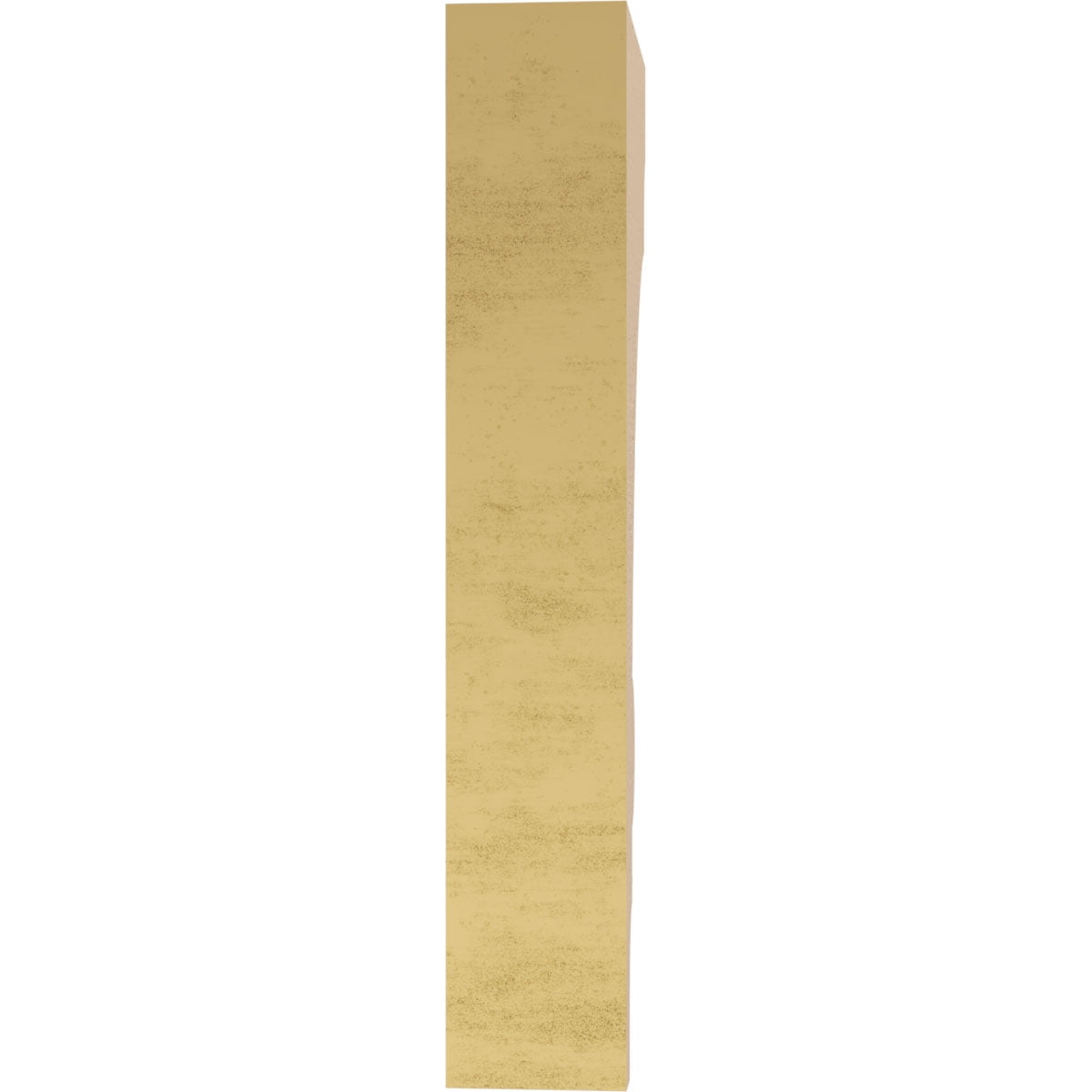 3"W x 6"D x 18"H Thin Diane Rough Cedar Woodgrain TimberThane Corbel, Primed Tan