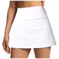 thumbnail image 2 of JIKNTTR Women's Shorts Hiking Athletic Shorts Double Layered Pleats Tennis Skirts High Waisted Skirt With Shorts Pockets Workout Athletic Skorts Lightweight Casual Baggy Trendy Short Pants, 2 of 8