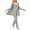 Gray, variant on CHUMUD Womens Outfits 3 Piece Track Suits Set Long Cardigan Crop Tank Top Straight Leg Pants Matching Tracksuit Sets
