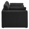 thumbnail image 3 of Modway Waverly Boucle Fabric Sofa in Black, 3 of 9