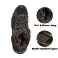 thumbnail image 2 of Nortiv8 Mens Hiking Boots Outdoor Waterproof Mid Trekking Backpacking Mountaineering Shoes JS19004M-F BROWN Size 10.5, 2 of 5