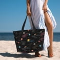 thumbnail image 6 of Balery Galaxy Beach Travel Bag - Water-Resistant, Large Capacity Lightweight Tote with 7 Pockets for Women and Men - Perfect for Beach, Pool, Gym, and Travel, 6 of 7