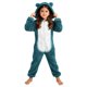 thumbnail image 1 of Mono de manga larga con capucha para niñas, pijama informal de invierno cálido, ropa de dormir para mujer, pantalones de terciopelo ártico de doble cara, 1 of 6