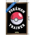 thumbnail image 2 of Pokemon - Trainer Wall Poster, 14.725" x 22.375", Framed, 2 of 3