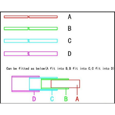 Brass Pipe Set #1 .3mm,4,5,6