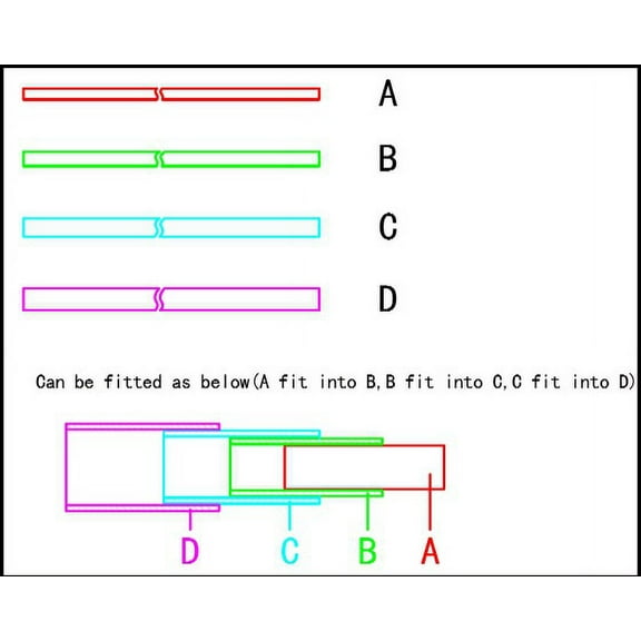 Brass Pipe Set #1 .3mm,4,5,6
