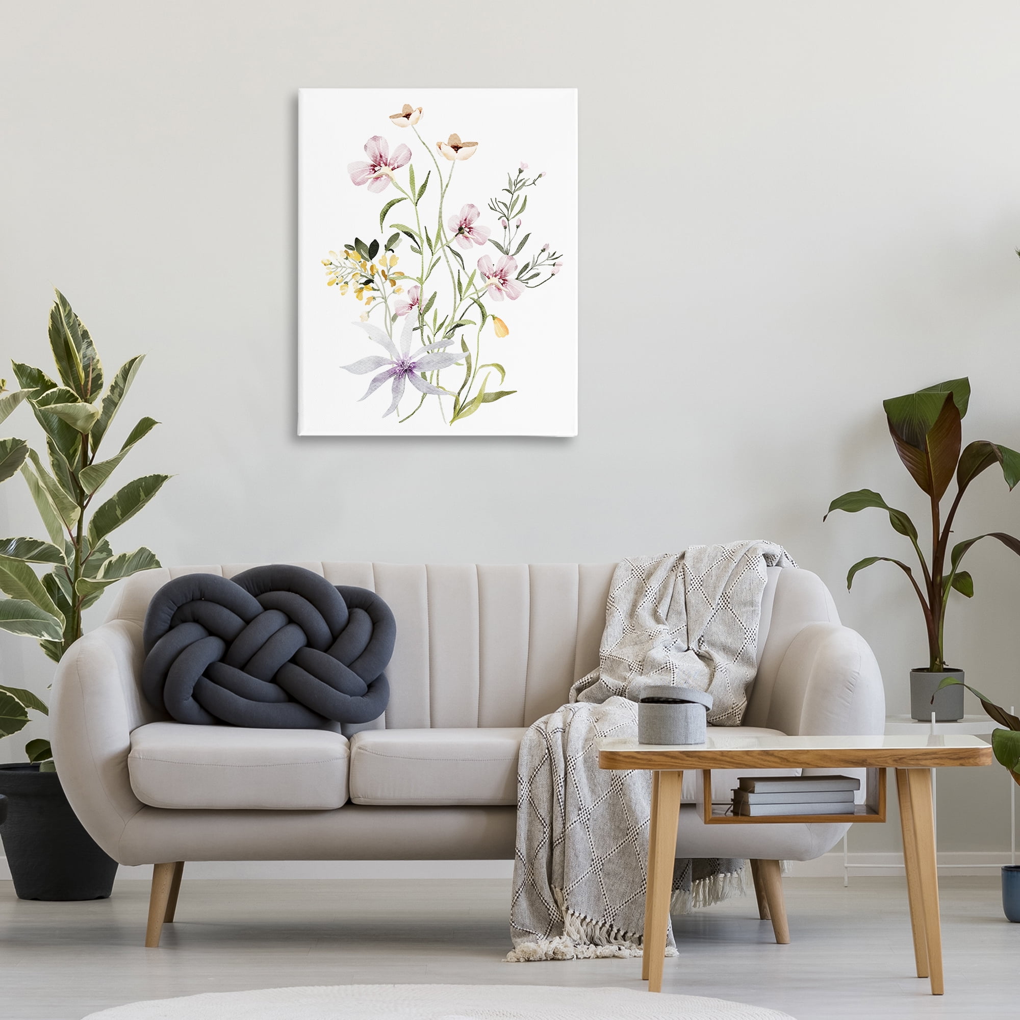 Floral Foliage Bundle Canvas Wall Art, design by Lettered and Lined