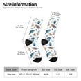 thumbnail image 5 of Yiaed Undersea Animals Print Great elasticity Crew Socks Sports socks for Men and Women, 5 of 5