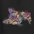 thumbnail image 2 of Tired Sleeping Cat | I Wish I Was My Cat Funny Colorful Kitty | Dean Russo Art Animal Lover Womens Long Sleeve T-Shirt, Black, XX-Large, 2 of 6