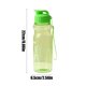 thumbnail image 3 of Botella de agua de gran capacidad de 550 ml con asa - tapa abatible a prueba de fugas, portátil para deportes y acampada, vaso de plástico de 18,6 oz en negro, azul, rojo, verde, 3 of 6