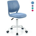 thumbnail image 1 of Giantex Kids Desk Chair, Adjustable Swivel Chair for Children, Armless Mesh Task Student Study Chair w/Lumbar Support & Adjustable Height, Rolling Computer Chair, Blue, 1 of 8