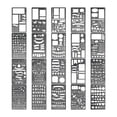 thumbnail image 4 of Plantillas de pintura 20x, plantillas de patrones, plantillas de dibujo para colorear mixtas, plantillas para lienzo, álbum de recortes, fabricación, 4 of 10