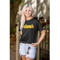 thumbnail image 3 of XOMG POP Cheesy Pepperoni Pizza Logo Women's Graphic T Shirt Tees Brisco Brands S, 3 of 5