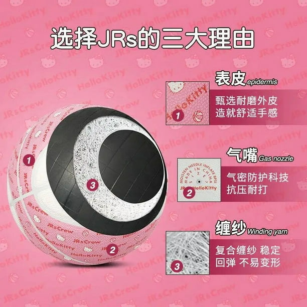 Kawaii Hello Kitty Basketball 7 Sanrioed Kt Cat Pink Bow