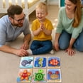 thumbnail image 3 of Puzles de madera para niños pequeños Lovestown Montessori Sea Animal x6, 3 of 7