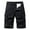 Black, variant on MIUOWANP Men's Loose Fit Cargo Shorts with Multi Pockets Solid Color Outdoor Sport Drawstring Half Pants Size M(4)Gray