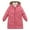Watermelon Red, variant on Teen Girl Winter Coat Hooded Puffer Jacket Red Jacket Full-Zip Long Sleeve Waterproof Girls Thicken Jacket 13-14 Years Winter Jacket