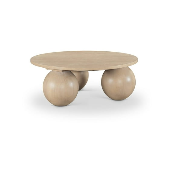 Meridian Furniture Fitch Natural Oak Veneer Coffee Table