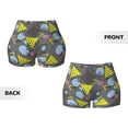 thumbnail image 5 of Kdxio Geometric Print Workout Shorts for Women Seamless Soft Smooth Gym Yoga Scrunch Active Shorts, 5 of 9