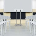 thumbnail image 4 of Acrylic Podium Lecterns Clear Podium Stand Floor Standing Podium Desk 30-90°, 4 of 16