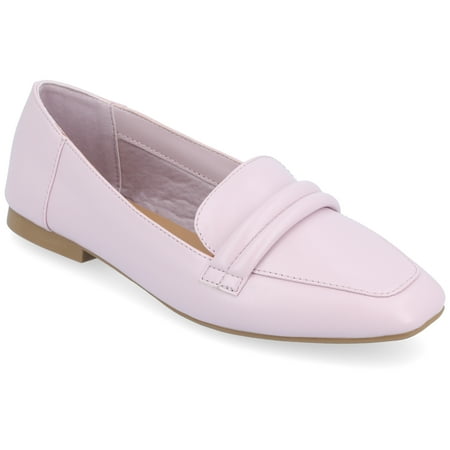 

Journee Collection Womens Vidoree Tru Comfort Foam Loafer Slip On Square Toe Flats