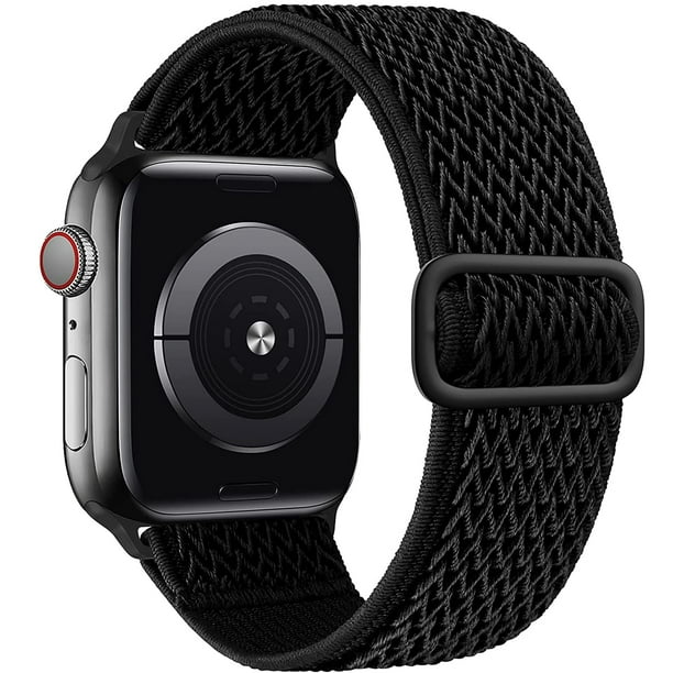 Solo Loop Trenzado Elástico Compatible Para Apple Watch Band 38 Mm 40 Mm 41 Mm 42 Mm 44 Mm 45 Mm 46 Mm 49 Mm Nylon Elástico Ajustable Para Iwatch Series 11 10 9 8 7 6 5 4 3 2 Se 3 Se 2 Se Ultra 3 Ultr