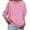 Pink, variant on Hoodies Oversized Sweatshirt for Women Fleece Hoodies Long Sleeve Shirts Pullover Fall Clothes With Pocket