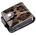 thumbnail image 3 of kilofly Genuine Leather Double Lipstick Case Cosmetic Makeup Holder + Gift Box, 3 of 4
