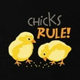 thumbnail image 2 of CafePress - Chicks RULE! Maternity T Shirt - Maternity Dark T-Shirt, 2 of 3