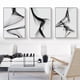 thumbnail image 2 of Cuadro decorativo moderno y sencillo para sala de estar, sofá, cuadro colgante, cuadro abstracto gris sin marco, fondo de dormitorio, tríptico de pared, 2 of 5