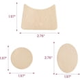 thumbnail image 3 of Welnove Moleskin Adhesive Pads for Feet - Extra Thick, Strong Adhesive Blister Prevention for Heel & Ball of Foot - Beige, 24 Pcs, 3 Shapes, 3 of 7