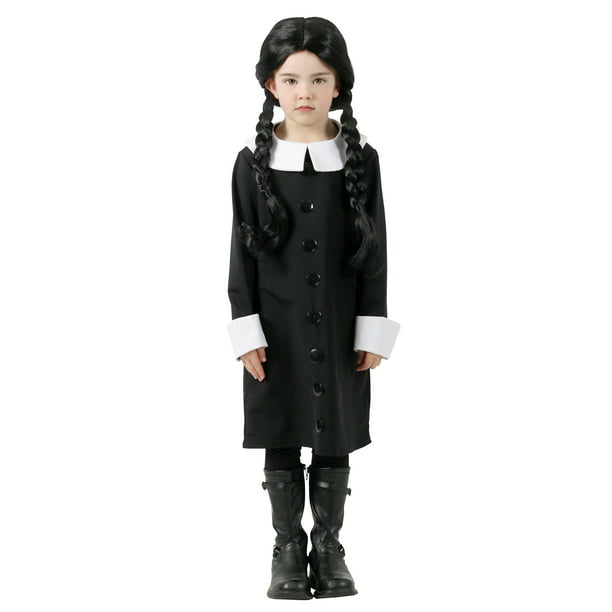 Wednesday Addams Addams Family Kid's Costume - Walmart.com