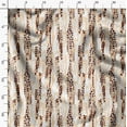 thumbnail image 3 of Soimoi Georgette Viscose Fabric Leopard Animal Skin Fabric Prints By Yard 42 Inch Wide, 3 of 6