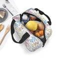 thumbnail image 4 of Lsque Cartoon Bunny Pattern Lunch Bag Women/Men Insulated Lunch Box,Small Leakproof Cooler Food Lunch Containers Reusable High Capacity Lunch Tote Bags, 4 of 6