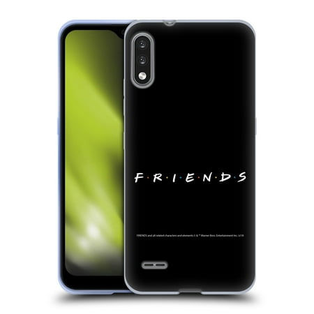 Head Case Designs Officially Licensed Friends TV Show Logos Black Soft Gel Case Compatible with LG K22