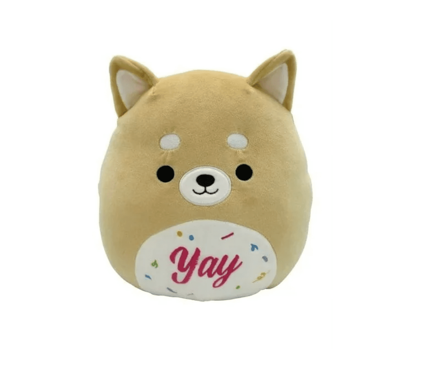 Squishmallows Official Plush 10 inch Angie the Brown Celebration Dog Child's Ultra Soft Plush Toy