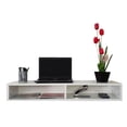 thumbnail image 2 of Repisa Flotante Escritorio para TV DECOMOBIL Minimalista Moderna BLANCO ABSOLUTO, 2 of 5