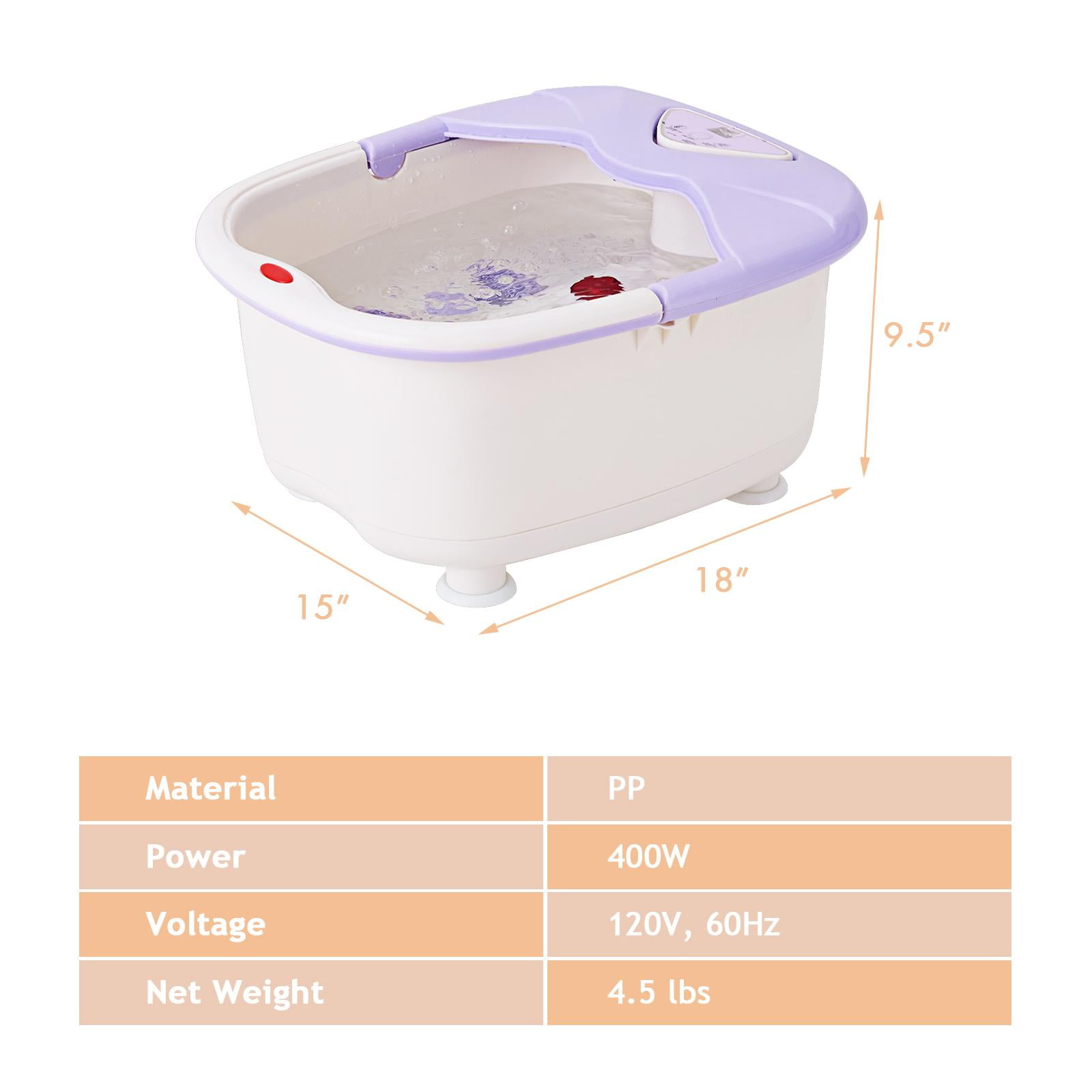 Buy Giantex Foot Spa Bath Massager, Foot Therapy Machine w/PTC Heating