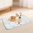 thumbnail image 6 of AuroraX Ice Silk Cooling Mat for Dogs Cats Indoor Pressure Activated Vibrant Waterproof Non Gel Pet Cooling Mat for Cats Non-Electric Non-Toxic Cooling Pads for Dogs in Pets, 6 of 9