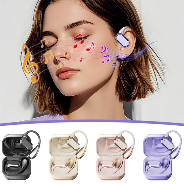 Auriculares Bluetooth Auriculares inalámbricos Bluetooth intrauditivos con batería de larga duración,reducción de ruido y función deportiva (negro,1 unidad). Rkxzt