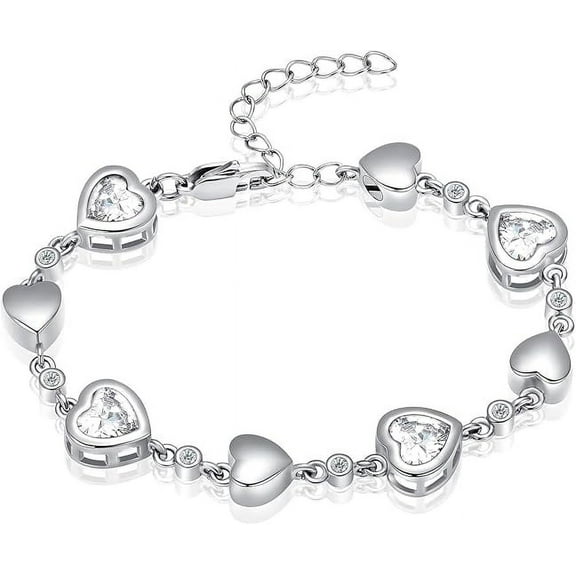 Heart Cremation Bracelet for Ashes - Birthstone Heart Ashes Cremation Bracelet Ashes Holder Keepsake Urn Memorial Keepsake Gifts Urn Jewelry