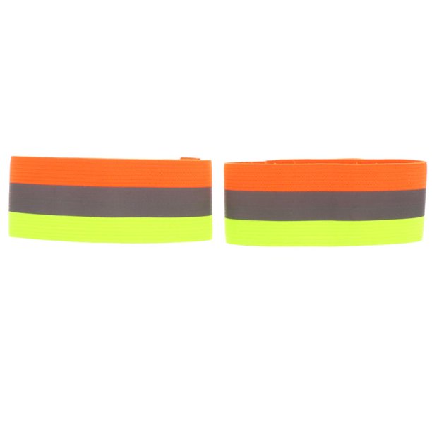 1 Par de Correa de Muñeca Baoblaze Accesorio de Deportes Al Aire Libre Multiusos Naranja Amarillo