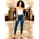 thumbnail image 2 of Pack de 2 Leggins Mujer Unitalla Mezclilla Faja Alta Estilo Pantalón Mezclilla Jegging Tiro Alto, Mallon licra Cómodos Elásticos, 2 of 4