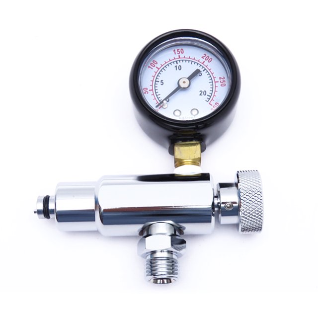 Eigraketly Reguladores de buceo de segunda etapa Presión 300PSI Engranajes de presión Técnicos de Accesorios Verificador técnico Deportes acuáticos Eigraketly OD024372-00