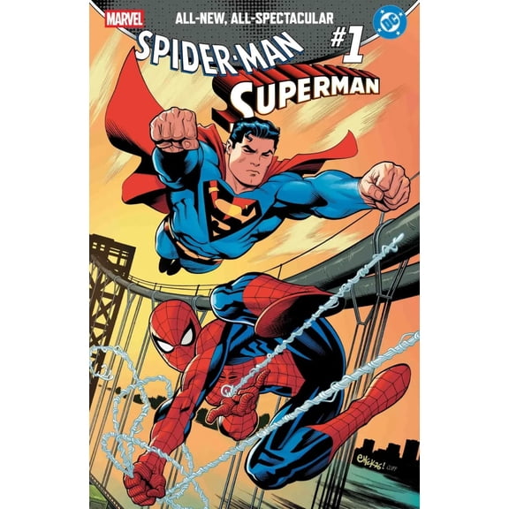 Spider-Man/Superman #1 Variant Cover by Ed McGuinness