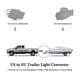 thumbnail image 3 of Us To Eu Trailer Light Converter For Us Cars 4-pin Flat Plug Socket To European Trailer 13-pin Roun, 3 of 4